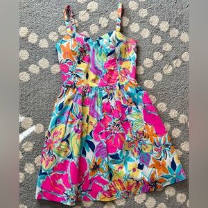 Lilly Pulitzer sleeveless fit-and-flare sundress, size 2
